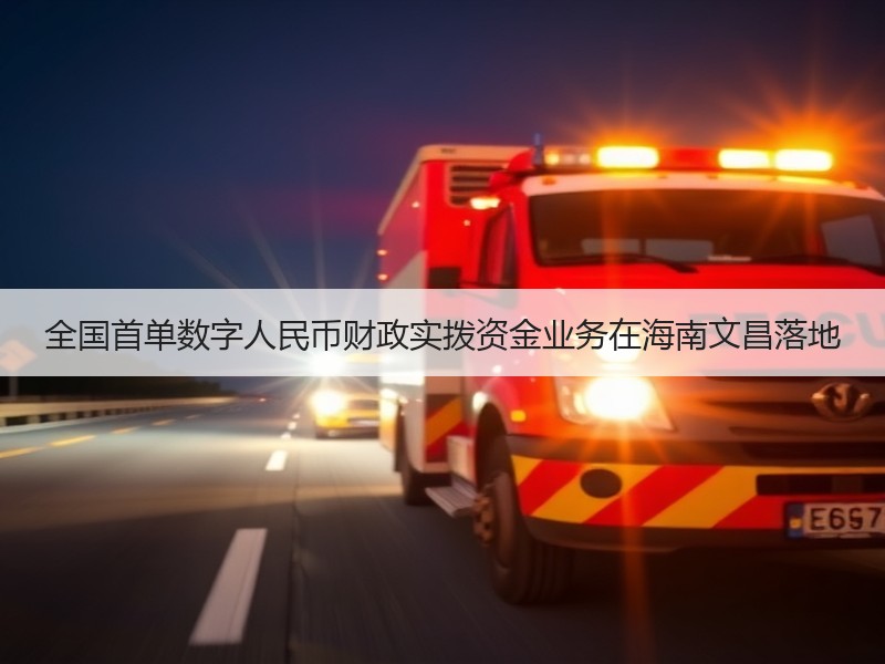 全国首单数字人民币财政实拨资金业务在海南文昌落地 - 诺云XCCX热点资讯网